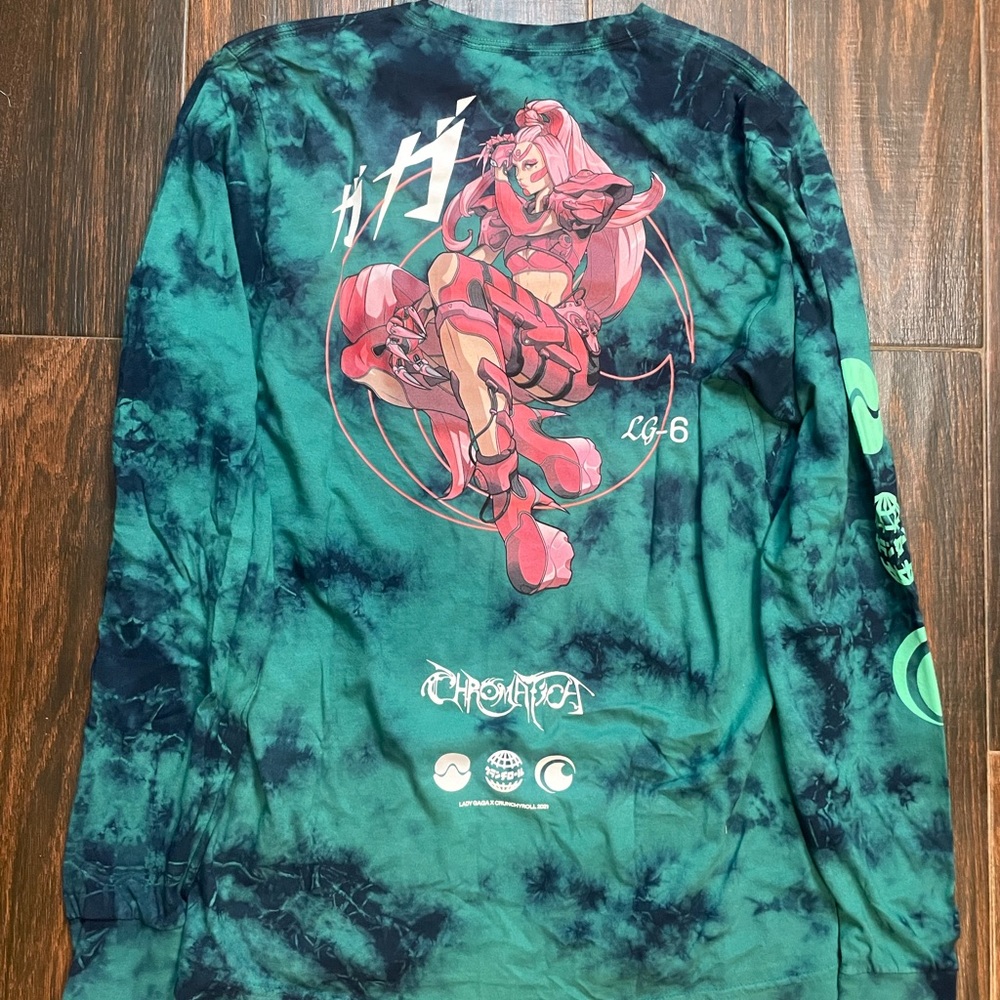 Lady Gaga Crunchy roll Cyberpunk Green Longsleeve New Chromatica